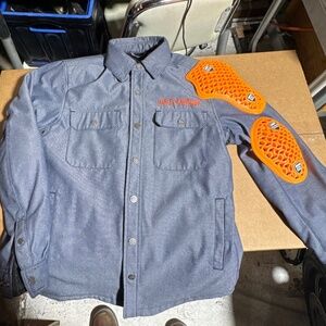 Harley Davidson Operative Riding Shirt Jacket & full body armor(amour alone $90)